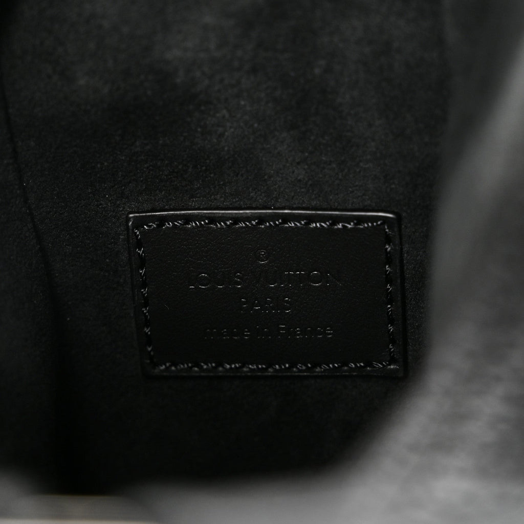 Louis Vuitton Calfskin Side Trunk MM Black