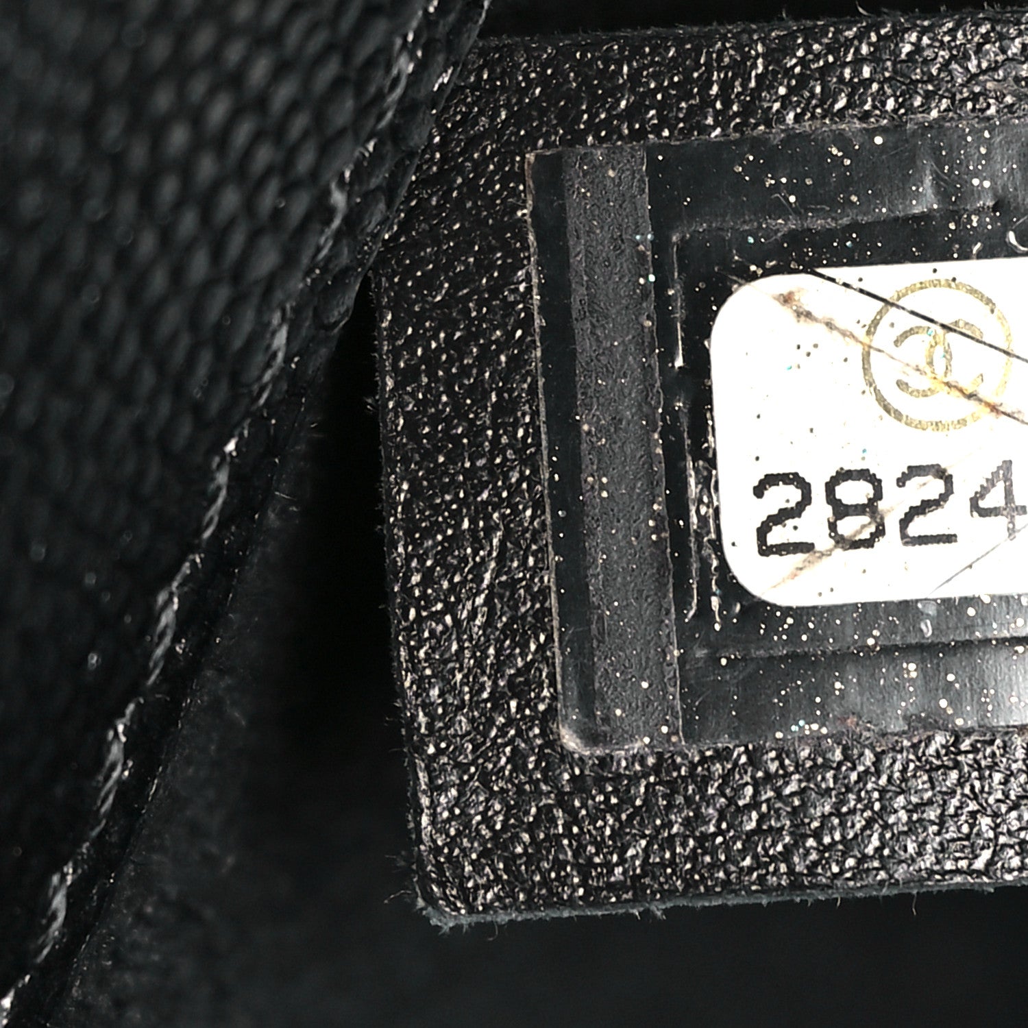 Chanel Caviar Deauville Drawstring Bucket Bag Black