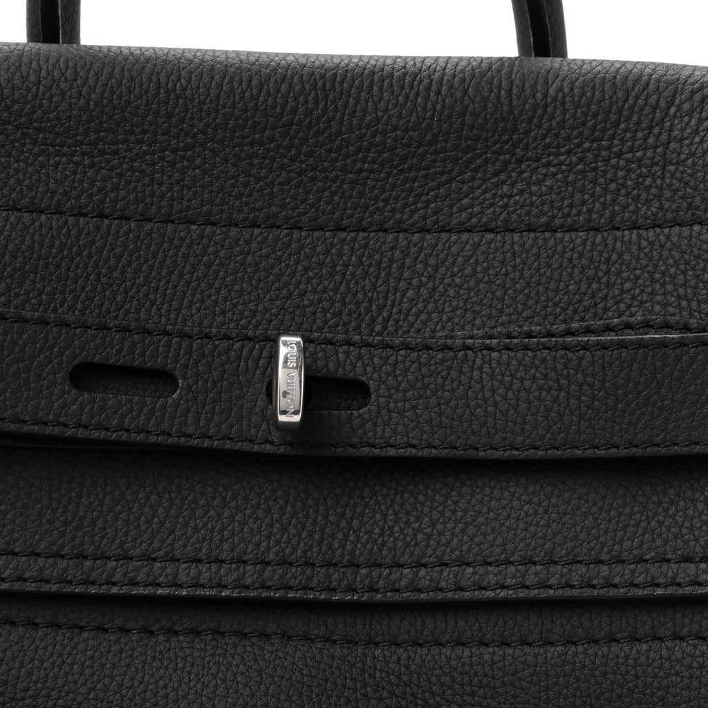 Louis Vuitton LV Touch Calfskin Steamer 30 H38 Black
