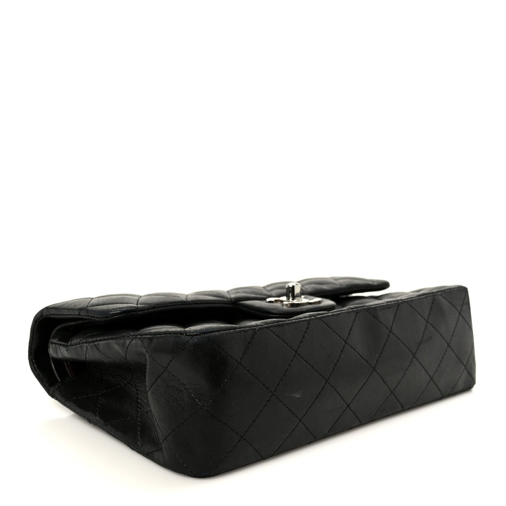 Chanel Lambskin Quilted Small Double Flap Black