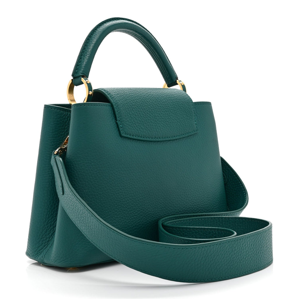 Louis Vuitton Taurillon Capucines BB Green