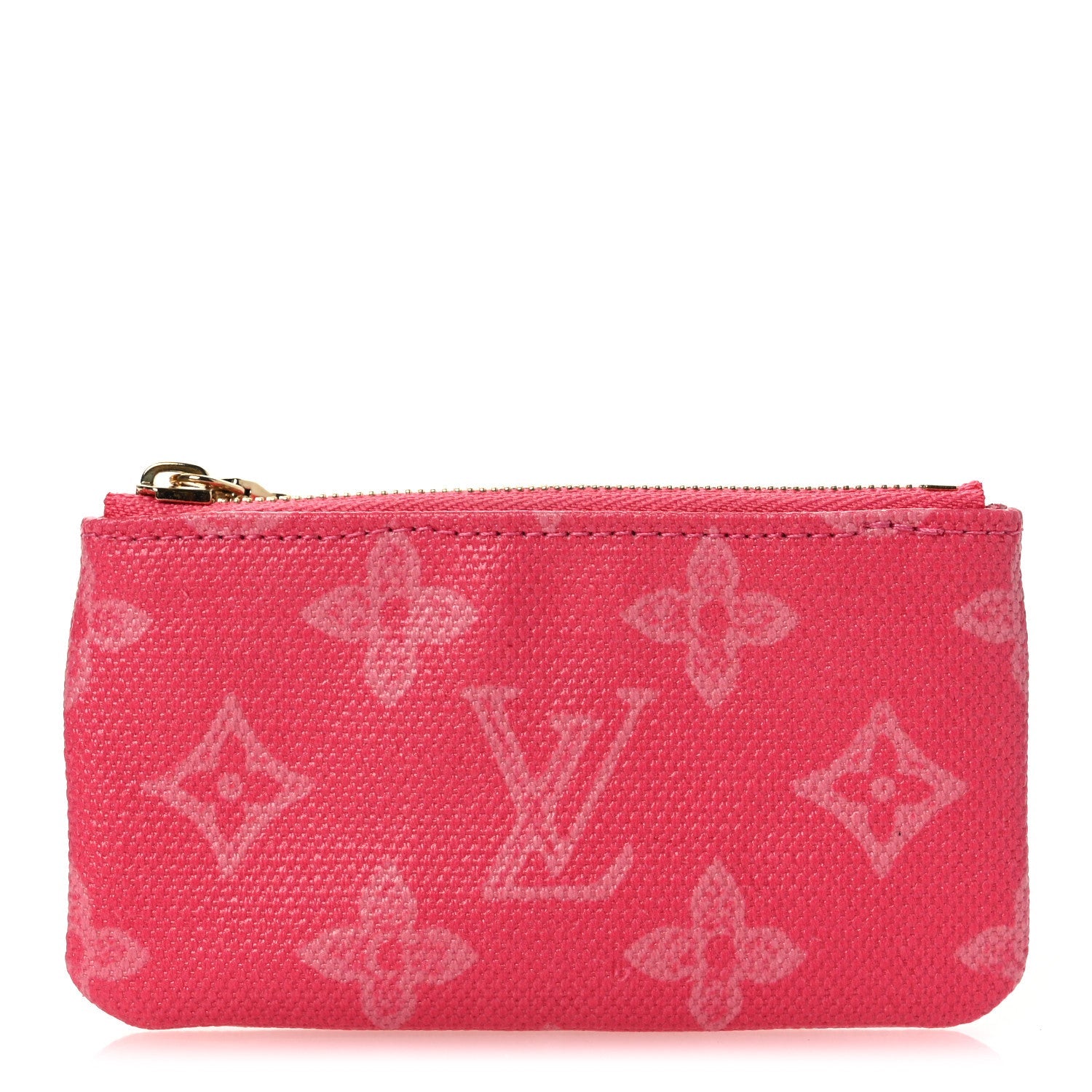 Louis Vuitton Monogram Origine Lin Key Pouch Rose Ruban
