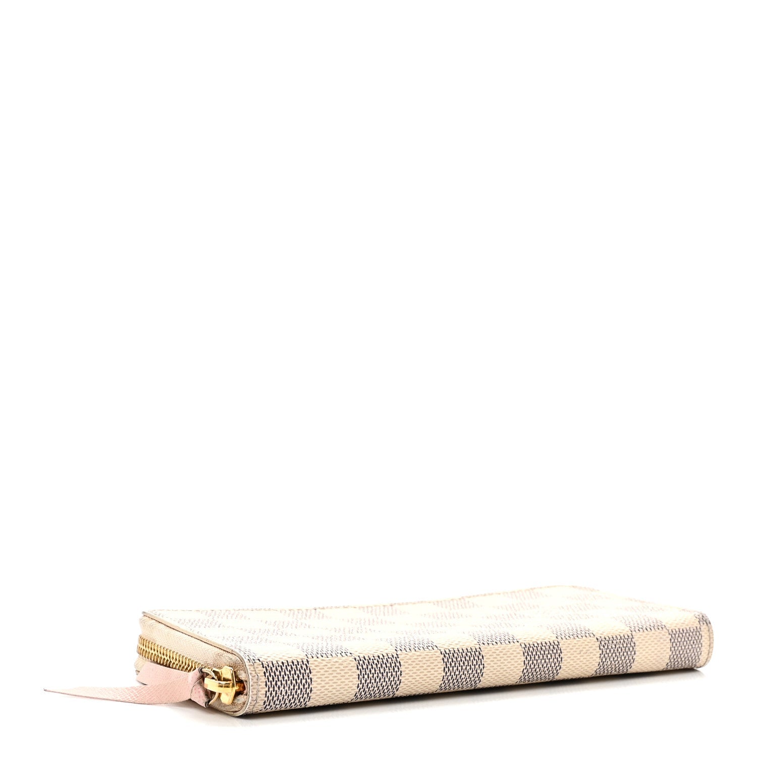 Louis Vuitton Damier Azur Clemence Wallet Rose Ballerine