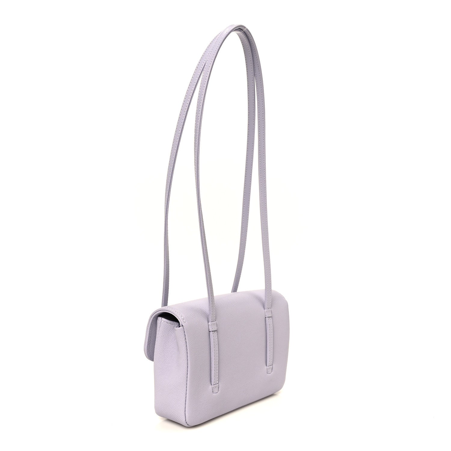 Chanel Shiny Caviar Mini Preppy Coco Shoulder Bag Purple