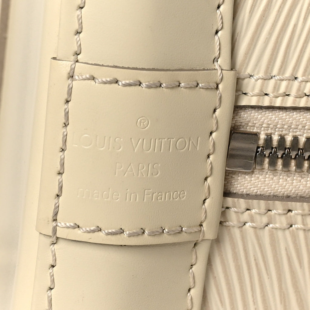 Louis Vuitton Epi Alma PM Ivory