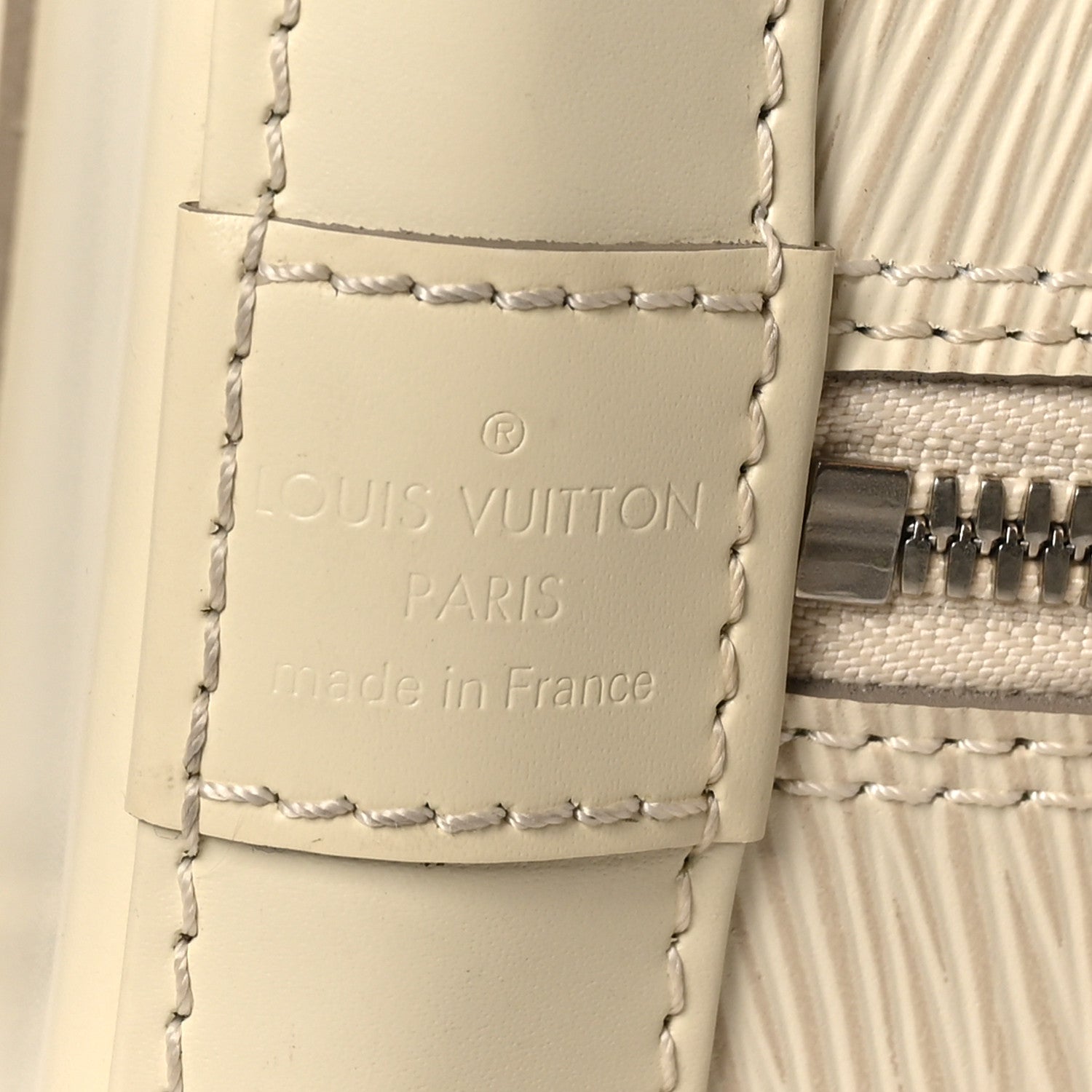 Louis Vuitton Epi Alma PM Ivory