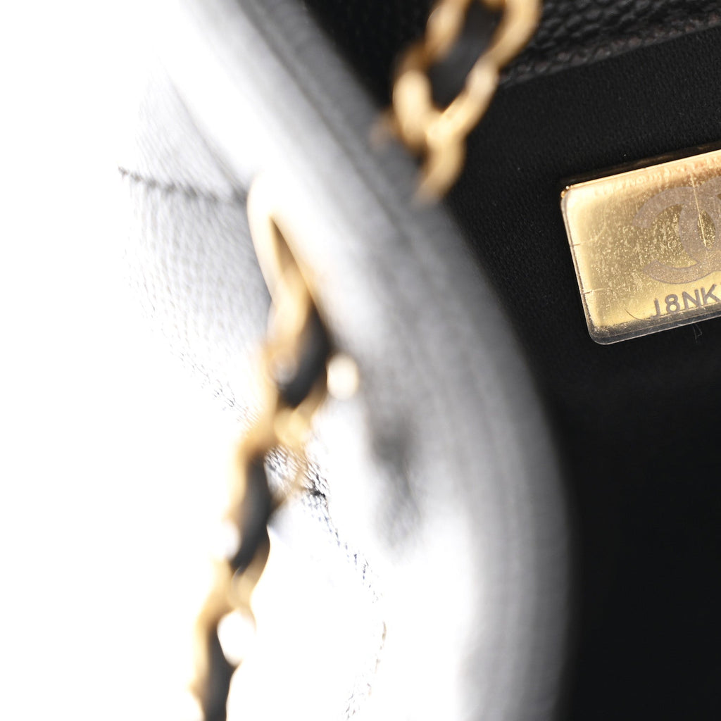Chanel Caviar Quilted Large Chanel 25 Backpack Black