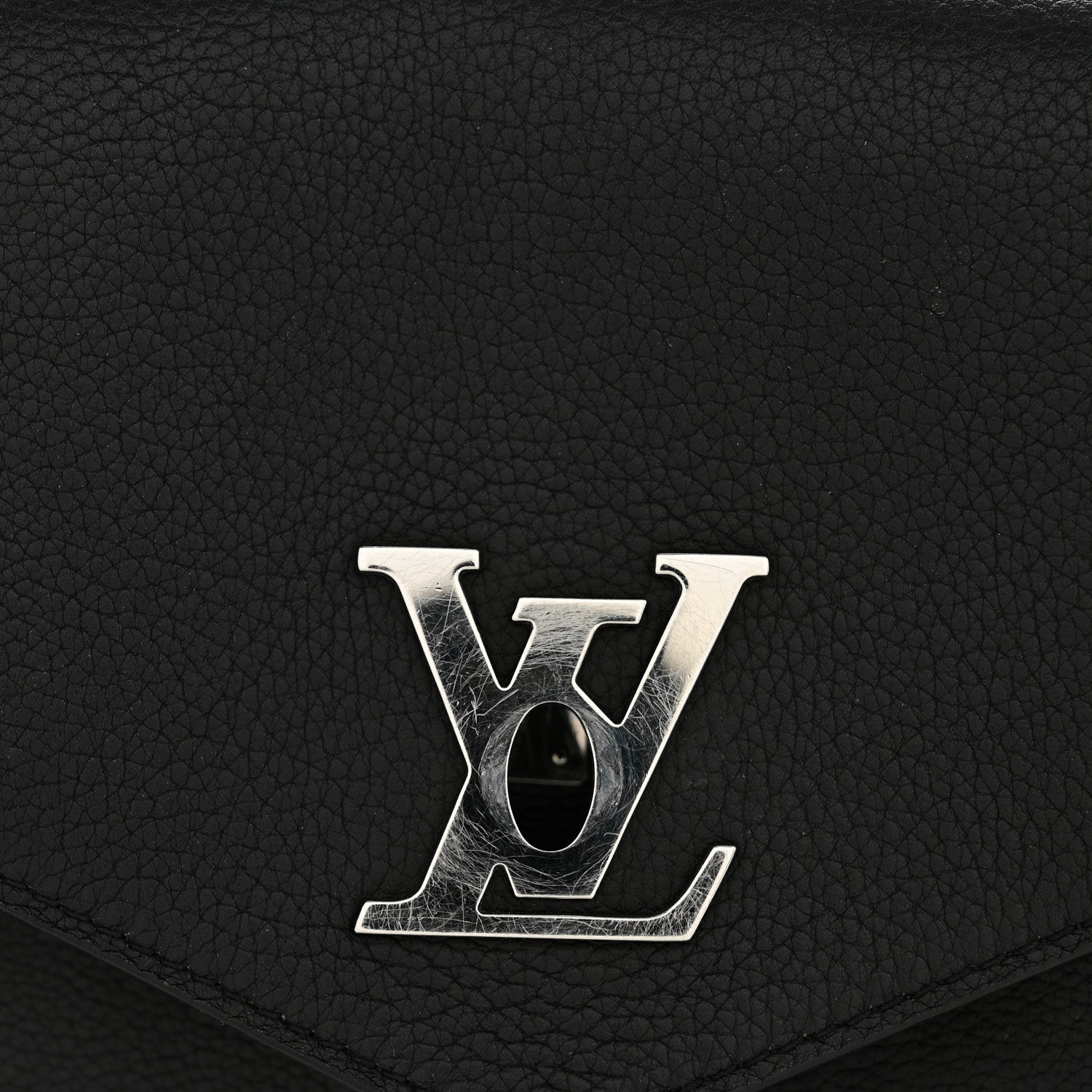 Louis Vuitton Soft Calfskin My Lockme Chain Bag BB Black