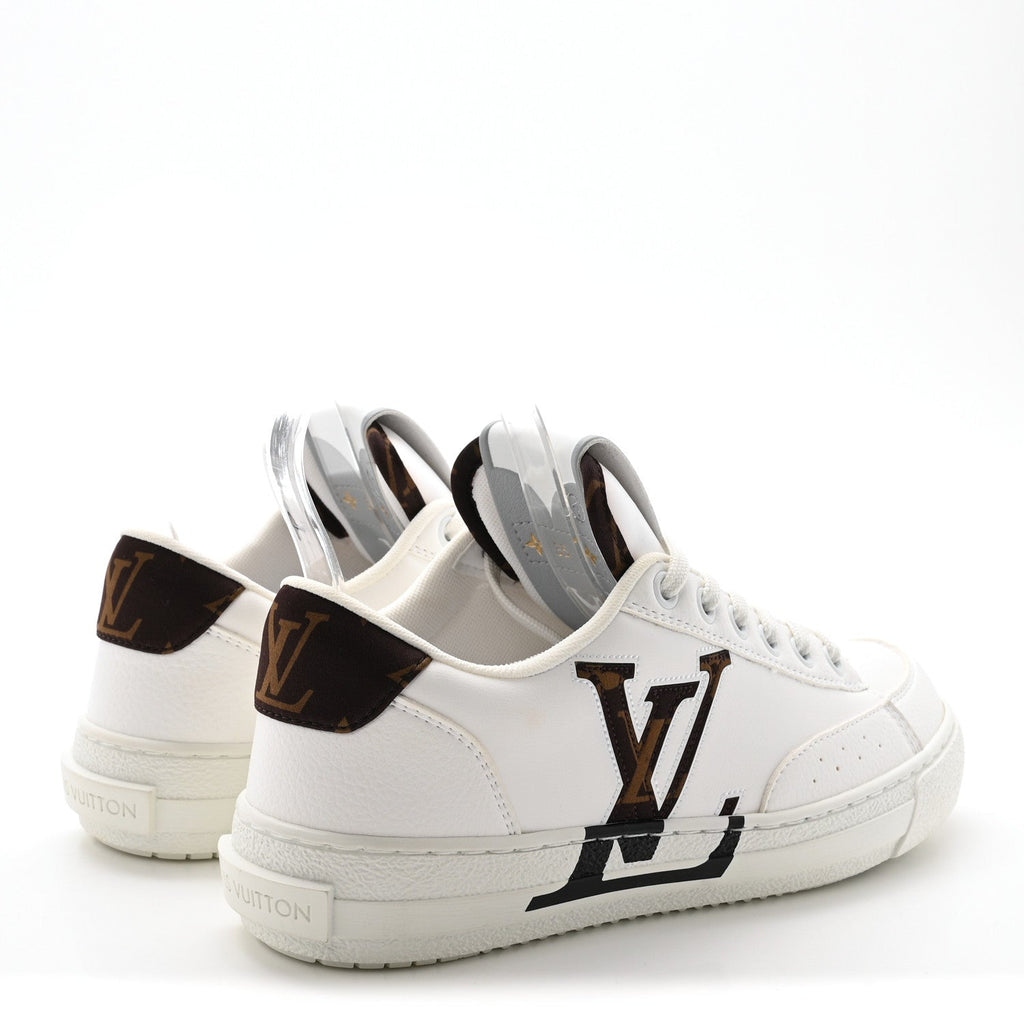 Louis Vuitton Charlie Sneakers 35 White Cacoa Brown