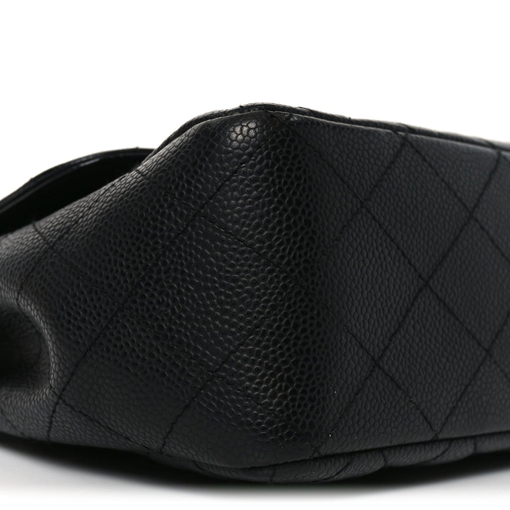 Chanel Caviar Quilted Jumbo Single Flap Black