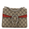 Gucci GG Supreme Monogram Mini Dionysus Shoulder Bag Hibiscus Red