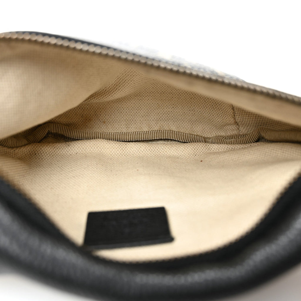 Gucci Grained Calfskin Small Logo Belt Bag Black
