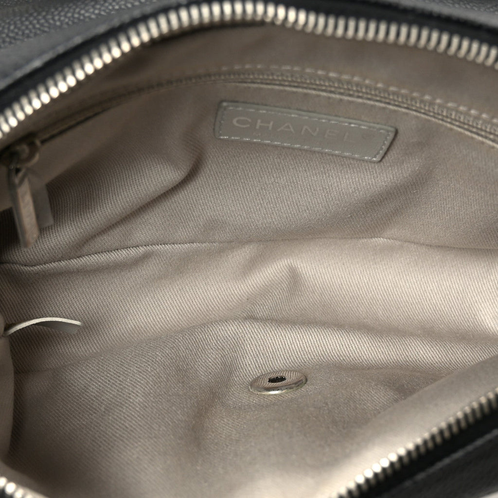 Chanel Caviar Quilted Medium Easy Flap Black