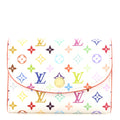 Louis Vuitton LV X TM Monogram Multicolor Rosalie Coin Purse White Kawaii Pink