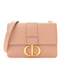 Christian Dior Box Calfskin 30 Montaigne Flap Bag Rose Des Vents