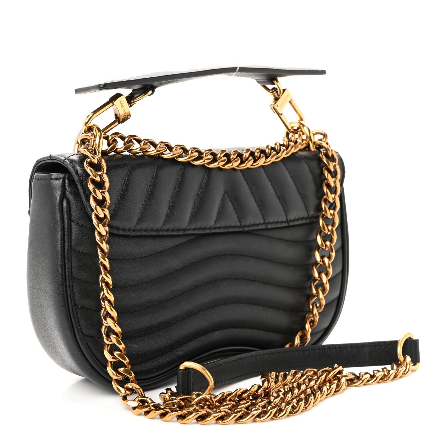 Louis Vuitton Calfskin New Wave Chain PM Black