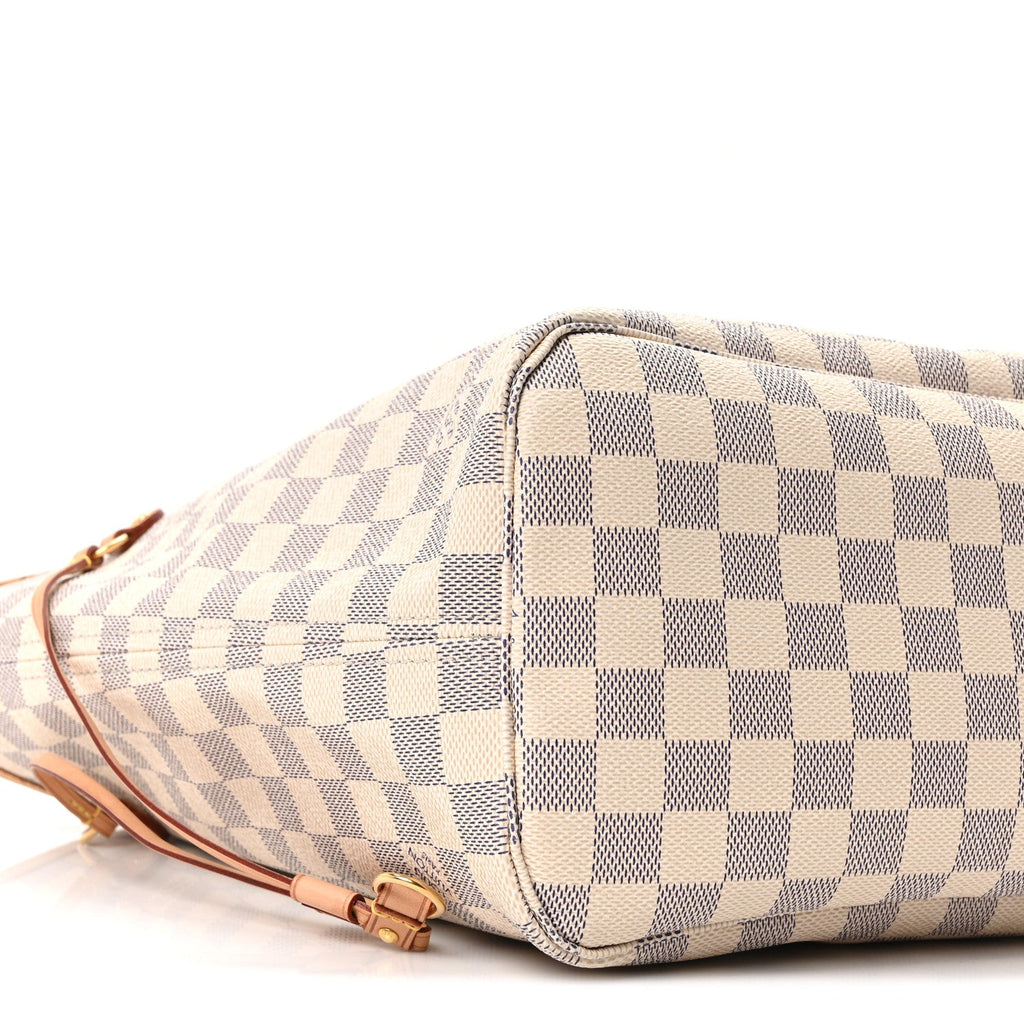Louis Vuitton Damier Azur Neo Neverfull MM Rose Ballerine