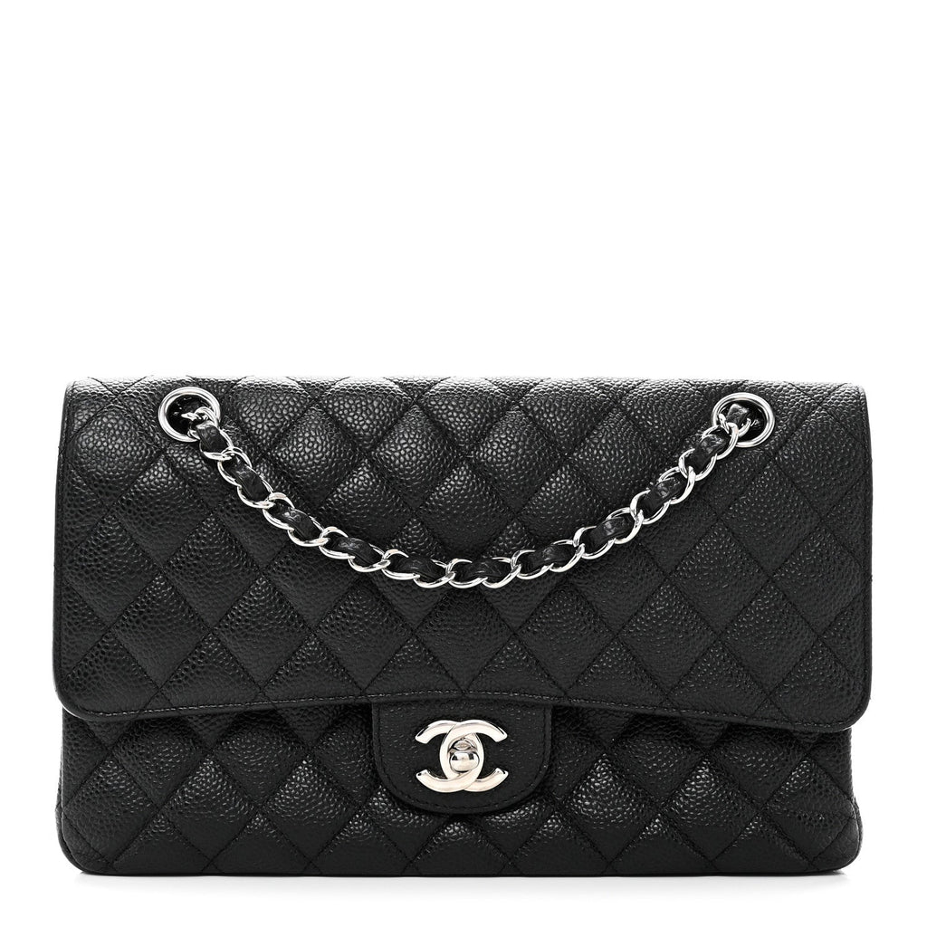 Chanel Caviar Quilted Medium Double Flap Black