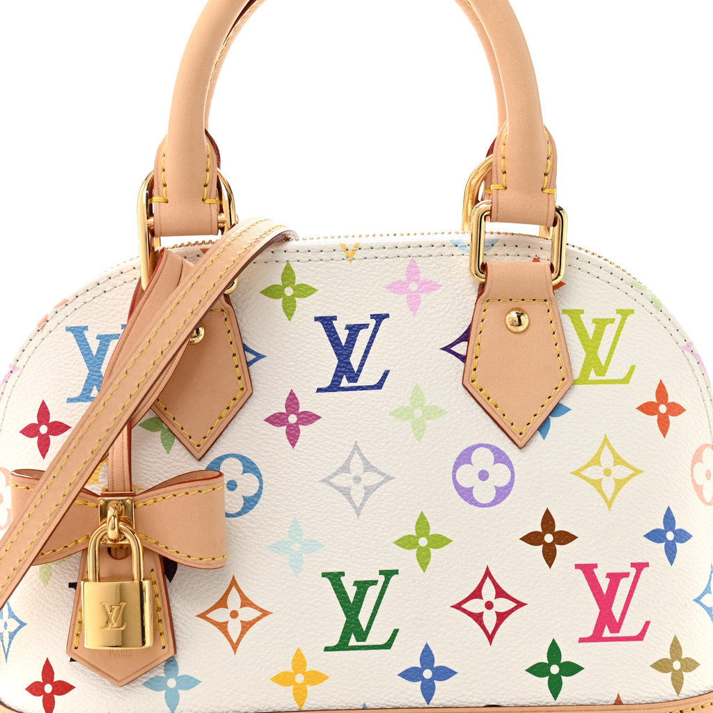 Louis Vuitton LV x TM Monogram Multicolor Alma BB White