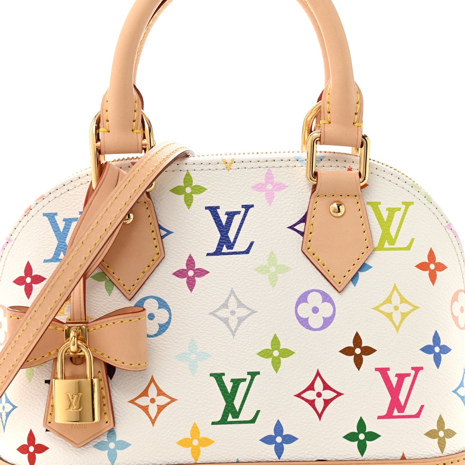 Louis Vuitton LV x TM Monogram Multicolor Alma BB White