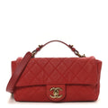 Chanel Iridescent Caviar Quilted Medium Chic Quilt Flap Red