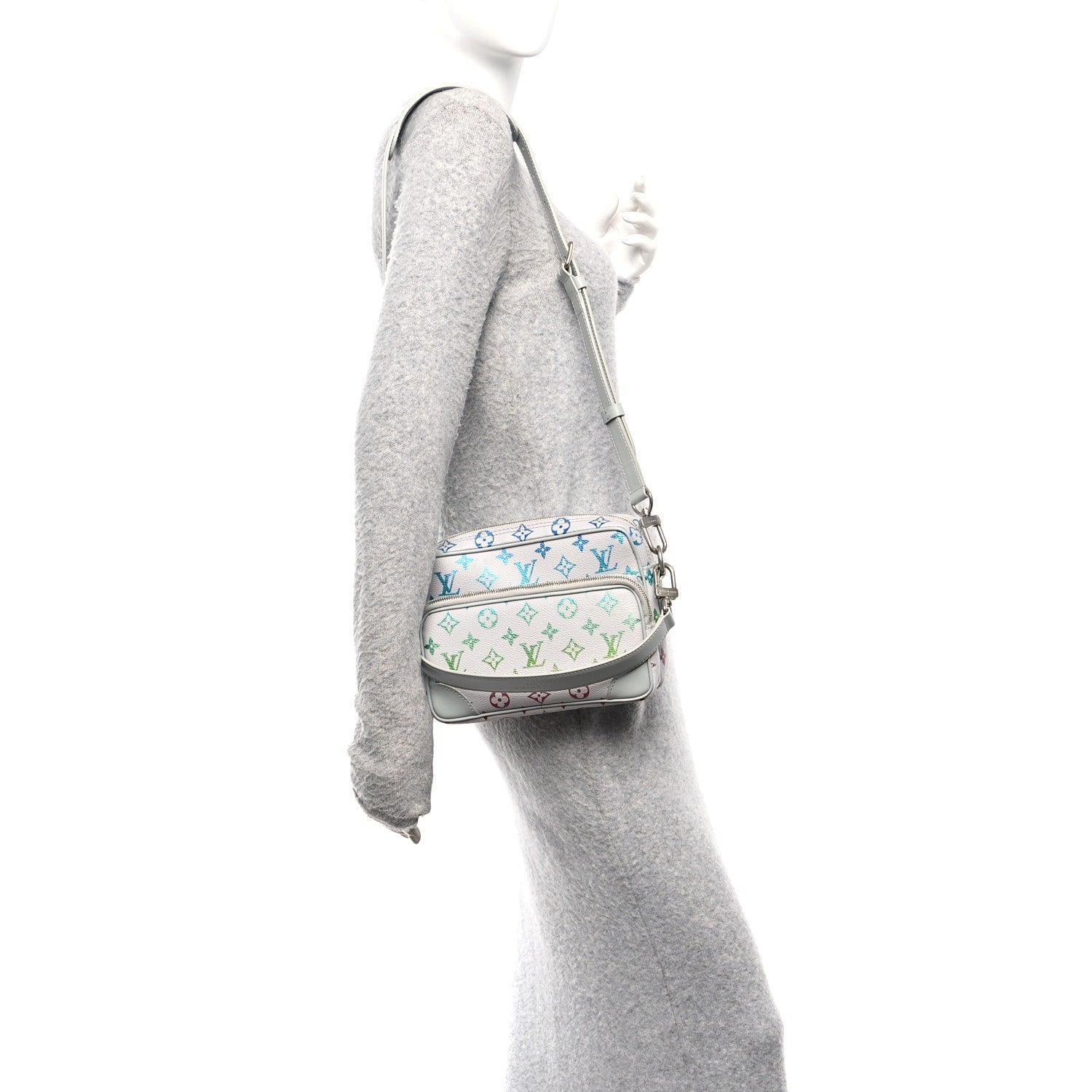 Louis Vuitton Monogram Iridescent Nil Gradient Grey