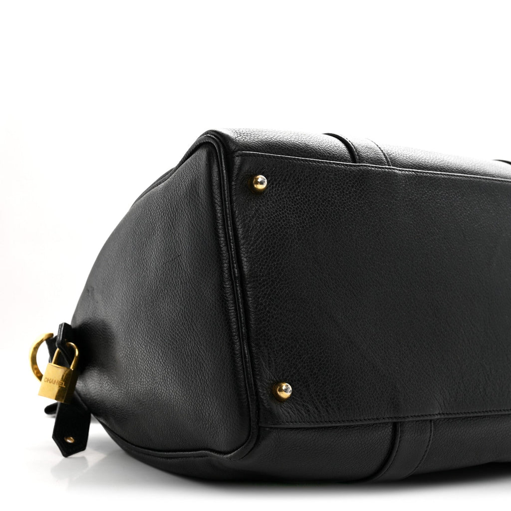 Chanel Caviar Timeless CC Duffel Bag Black