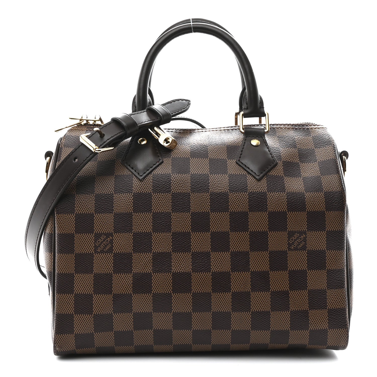 Louis Vuitton Damier Ebene Speedy Bandouliere 25