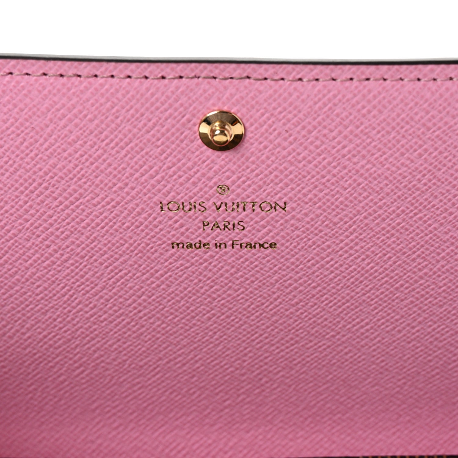Louis Vuitton Damier Ebene 2023 Christmas Animation Ice Skating Sarah Wallet Pink