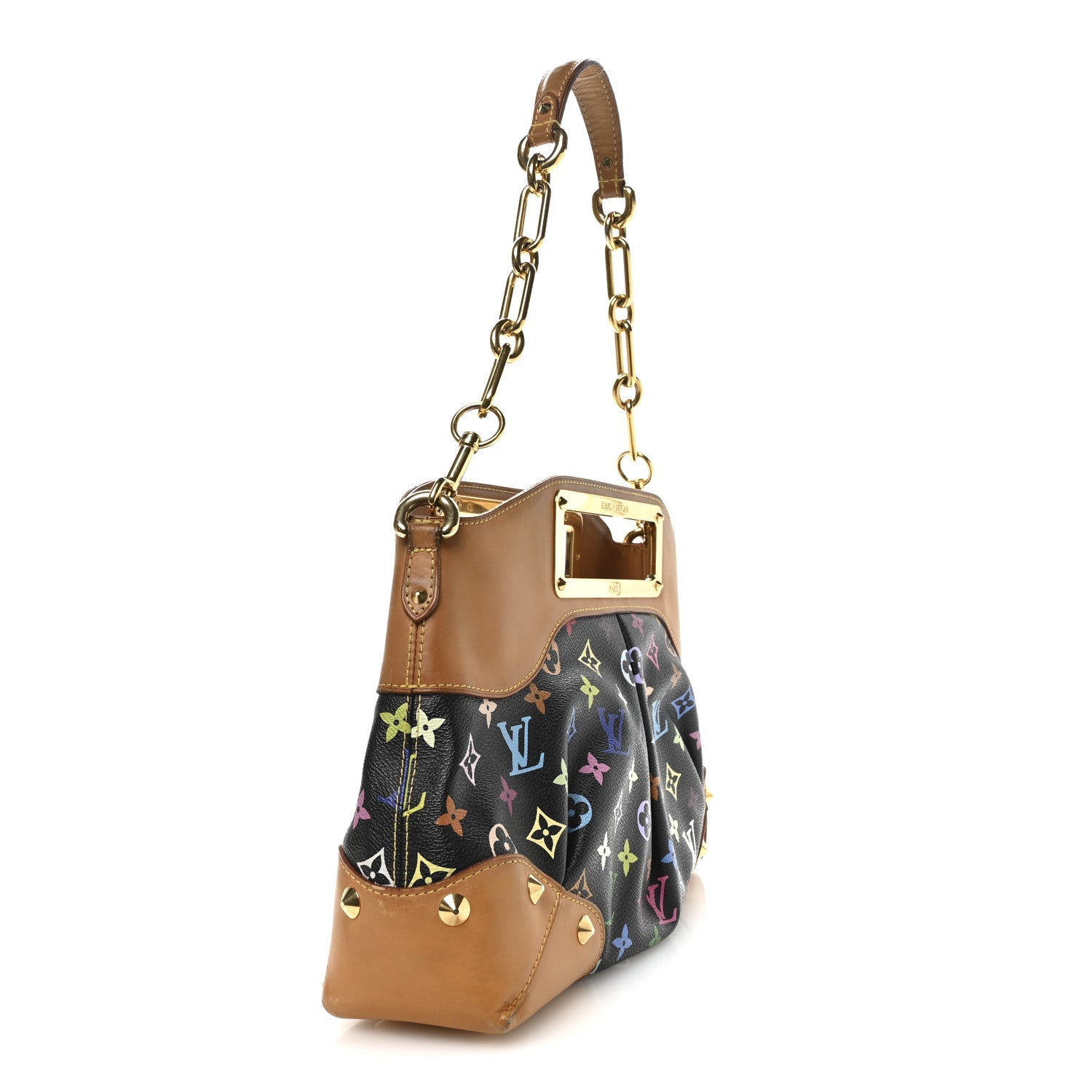 Louis Vuitton Monogram Multicolor Judy MM Black