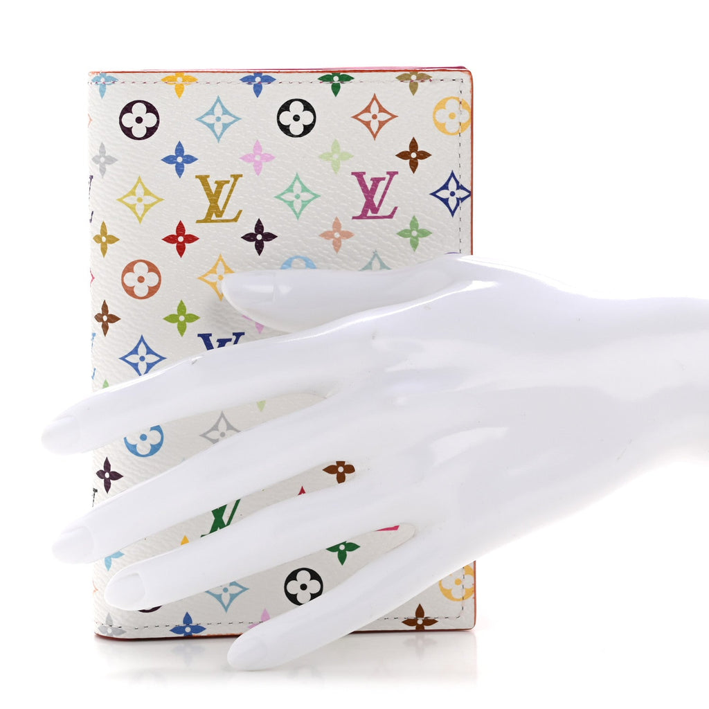 Louis Vuitton LV X TM Monogram Multicolor Passport Cover White