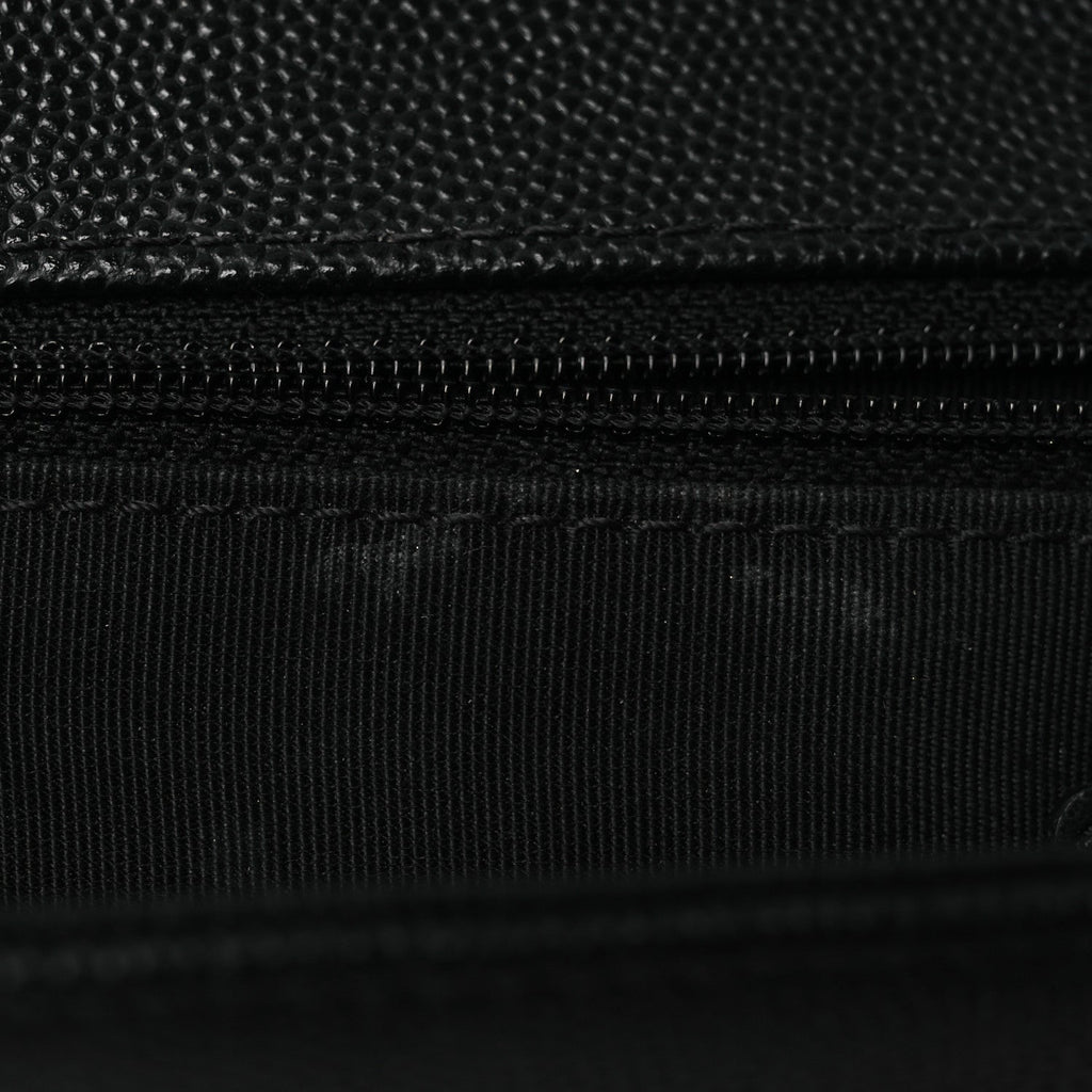 Chanel Caviar Quilted New Medium Boy Flap Black