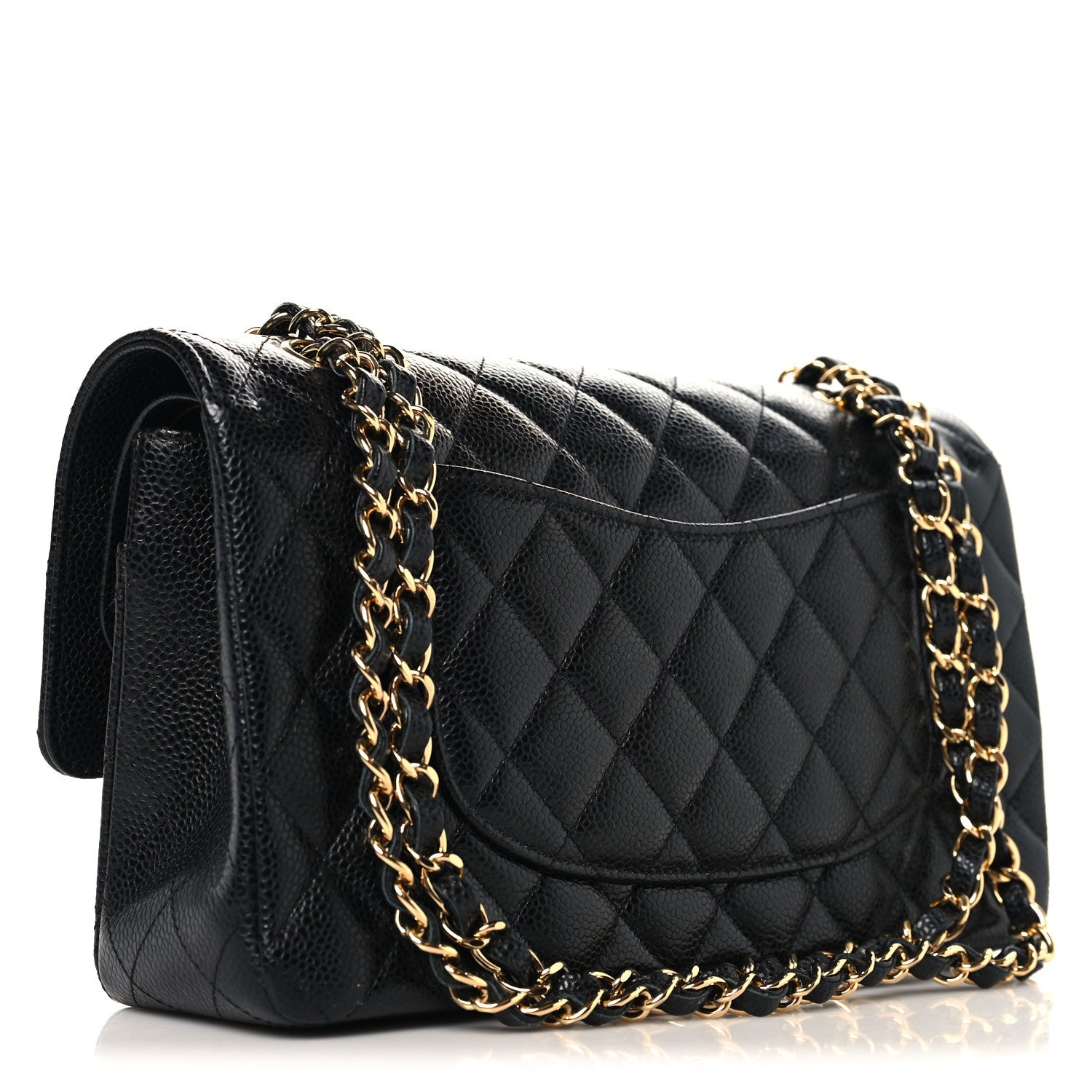 Chanel Caviar Quilted Medium Double Flap Black