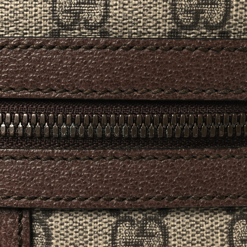 Gucci GG Supreme Monogram Web Small Ophidia Messenger Bag Brown