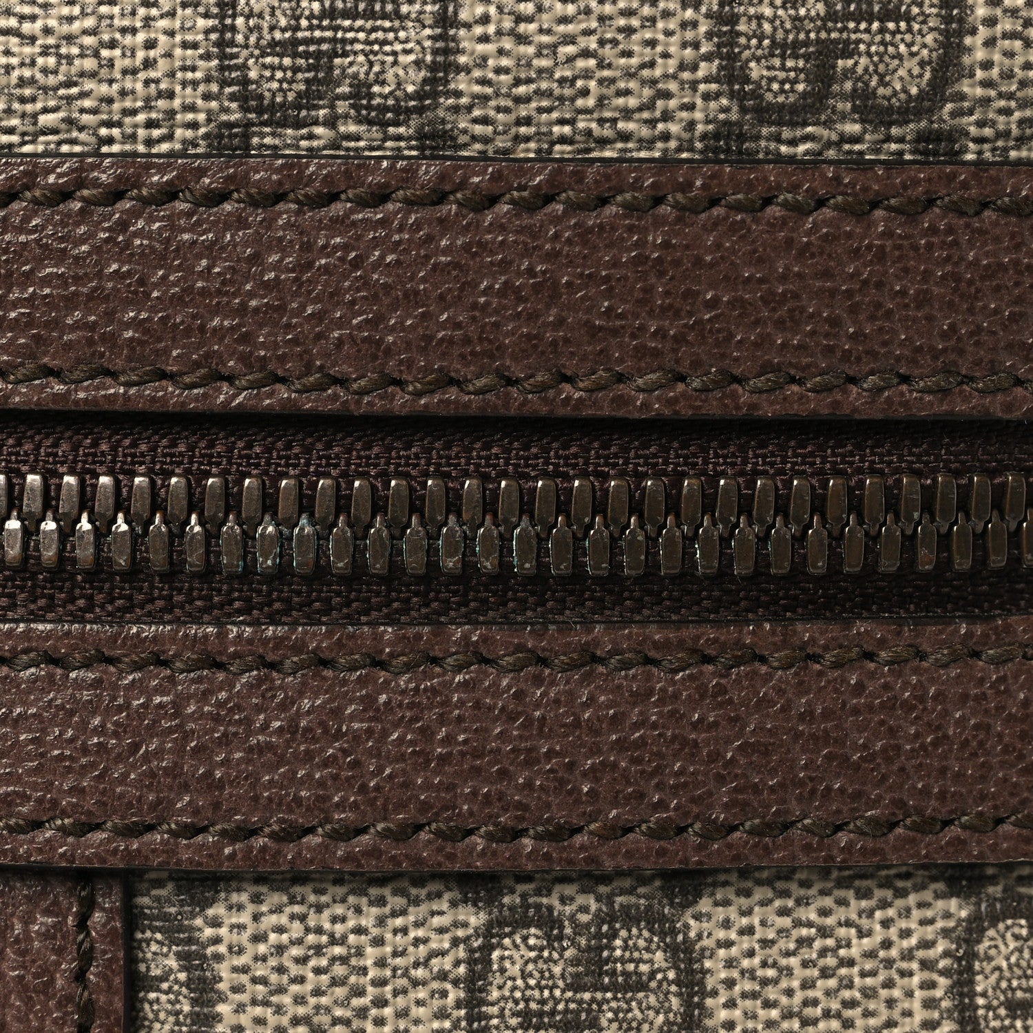 Gucci GG Supreme Monogram Web Small Ophidia Messenger Bag Brown