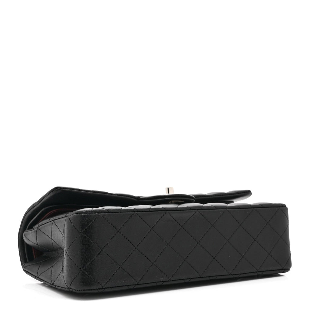 Chanel Lambskin Quilted Medium Double Flap Black
