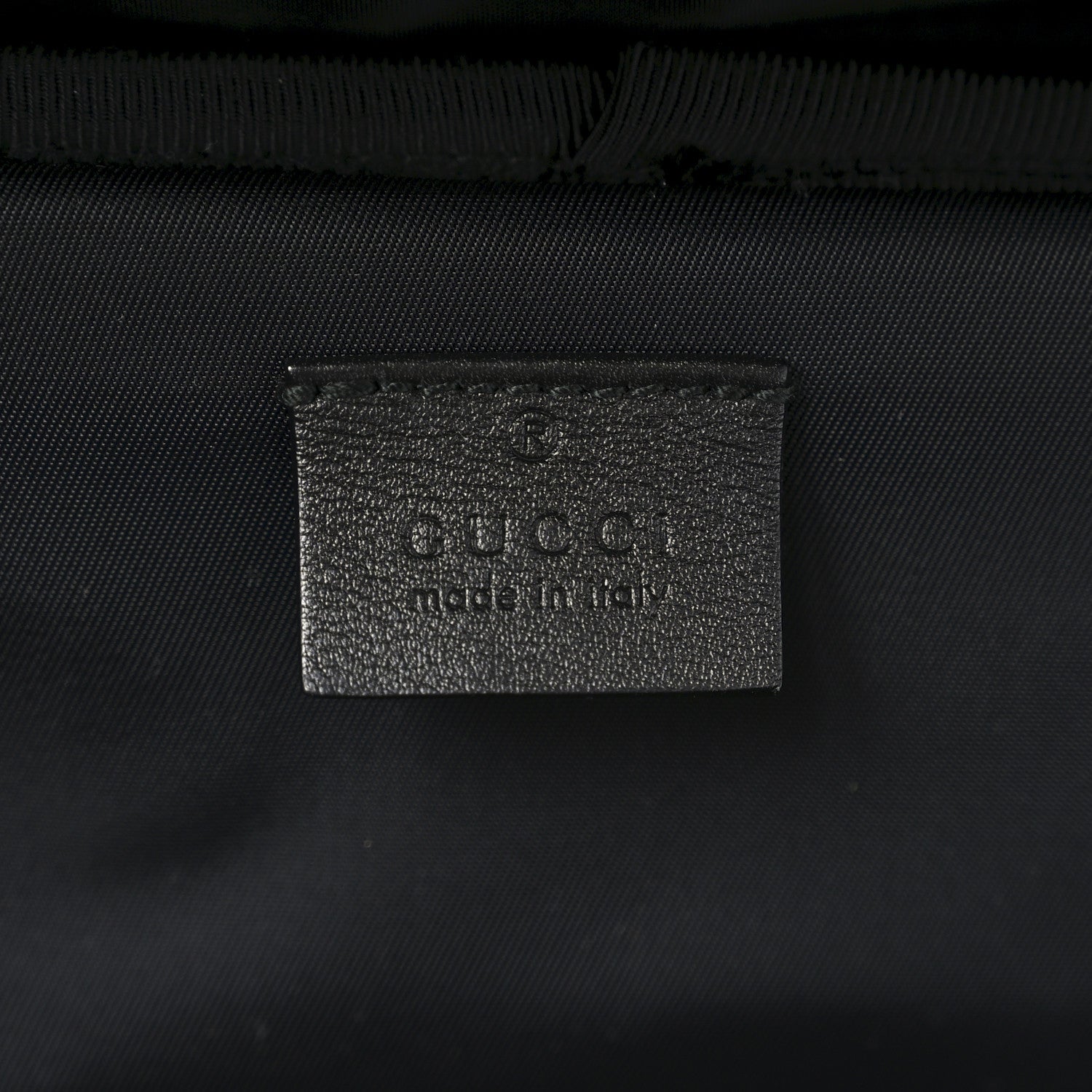 Gucci GG Supreme Monogram Four Wheel Suitcase Black