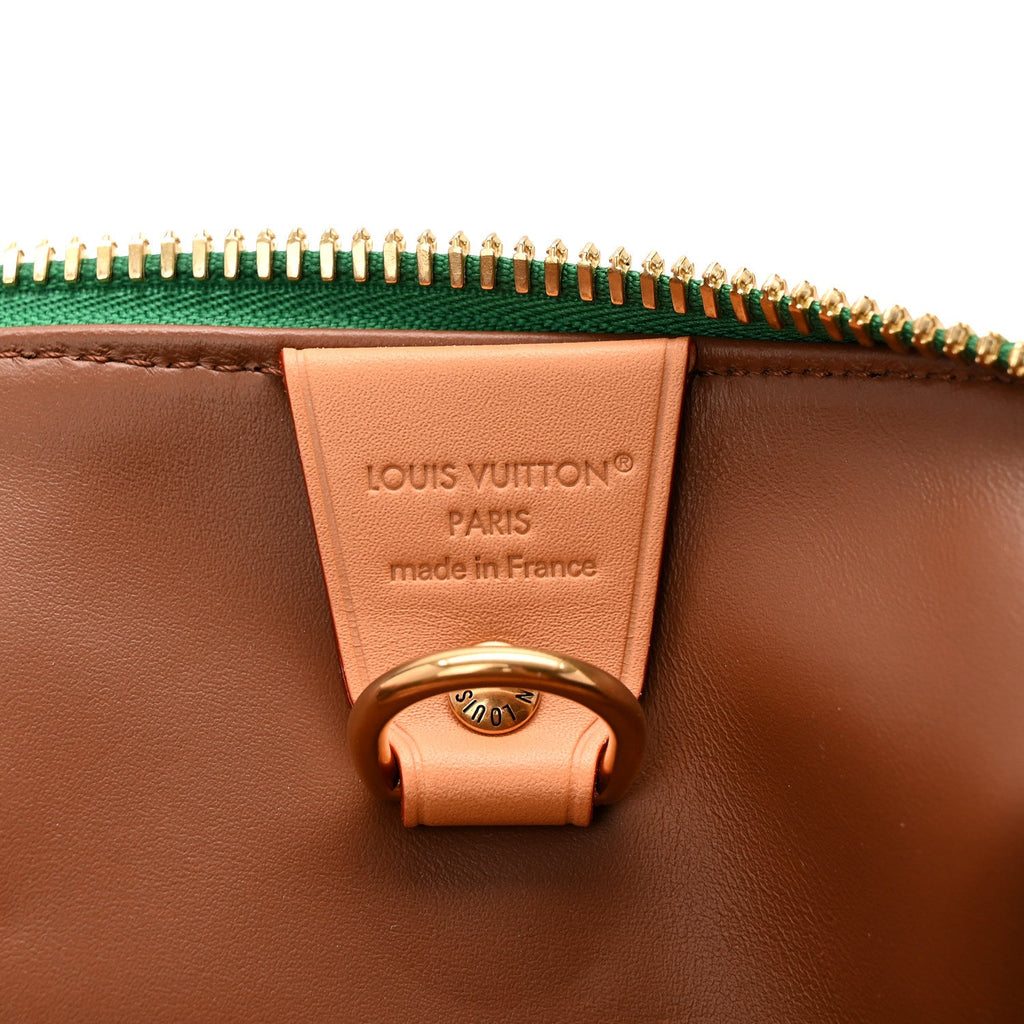 Louis Vuitton Calfskin Monogram Speedy P9 Bandouliere 40 Green