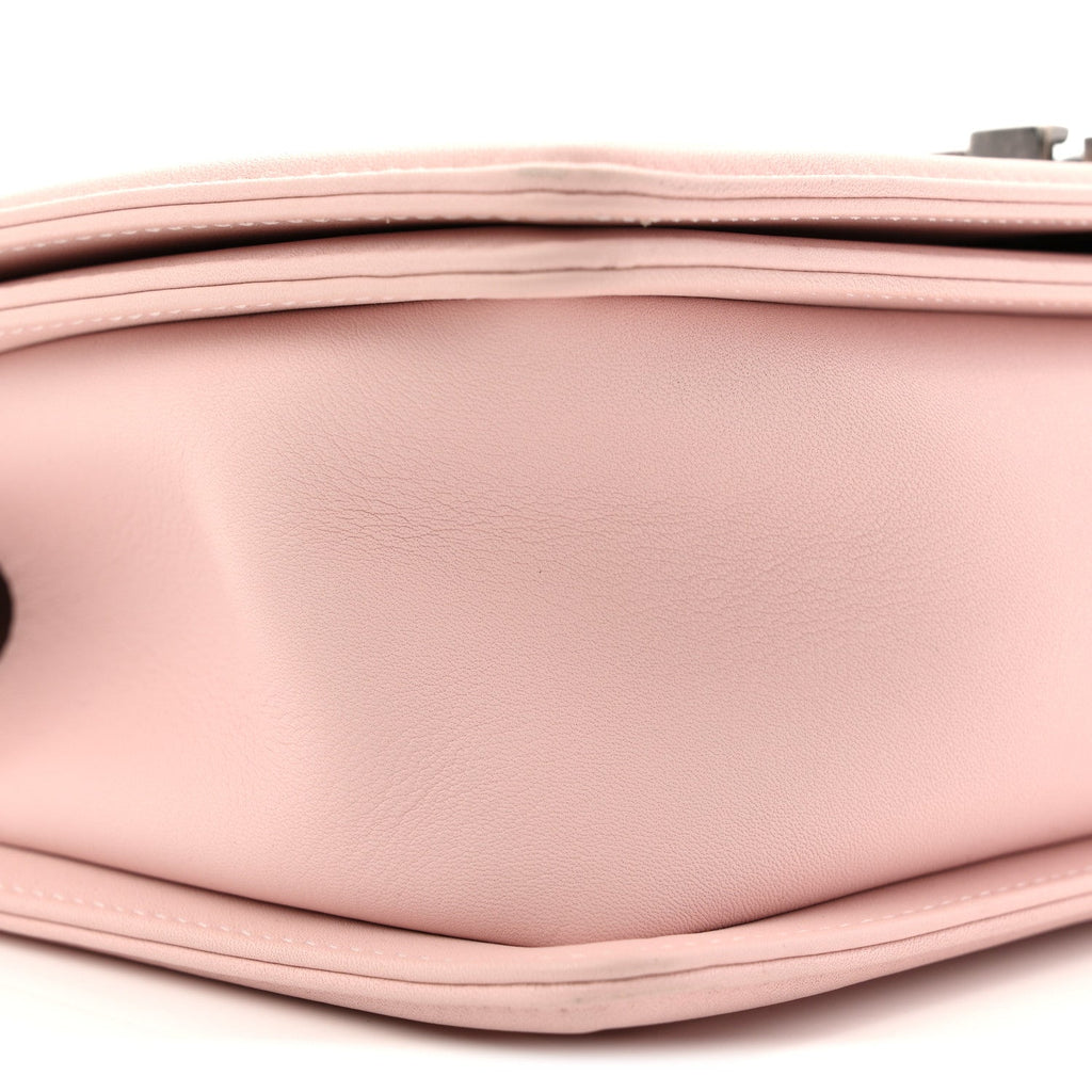 Chanel Calfskin Quilted Medium Boy Flap Light Pink