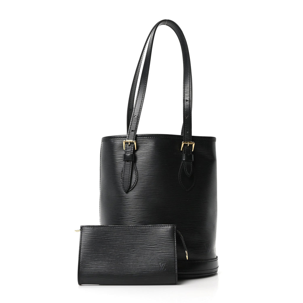 Louis Vuitton Epi Petit Bucket 23 Black
