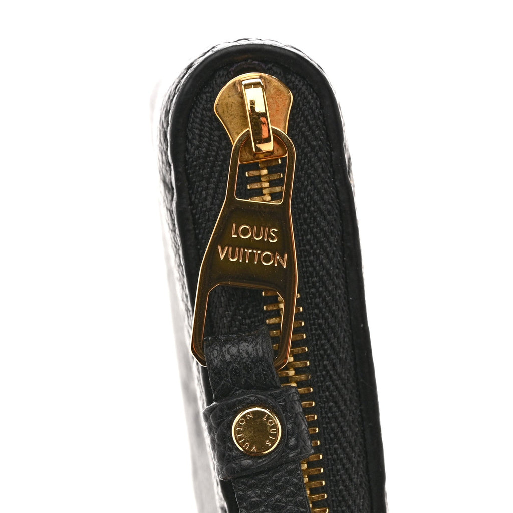 Louis Vuitton Empreinte Zippy Coin Purse Black