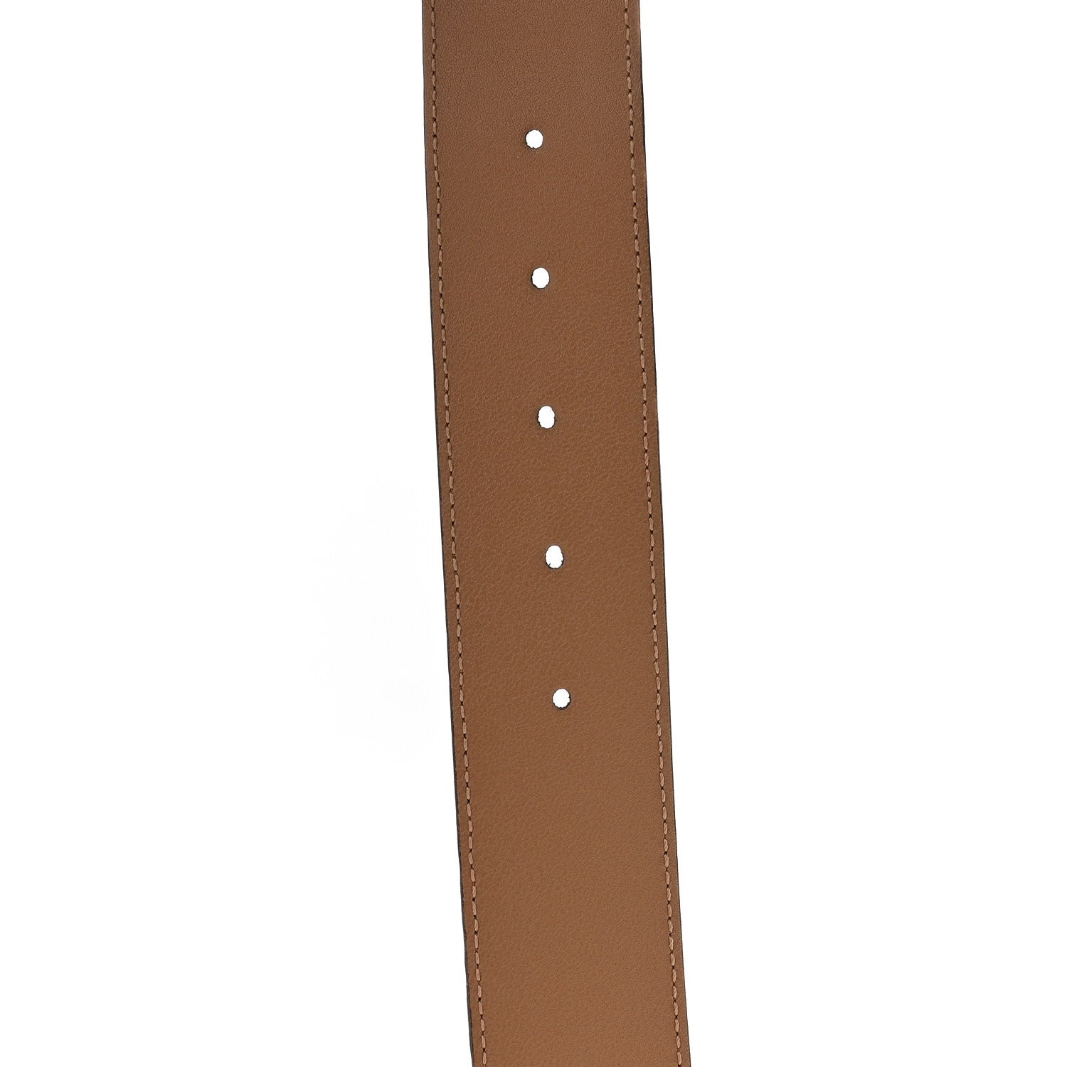 Gucci Calfskin Double G 40mm Belt 80 32 Tan
