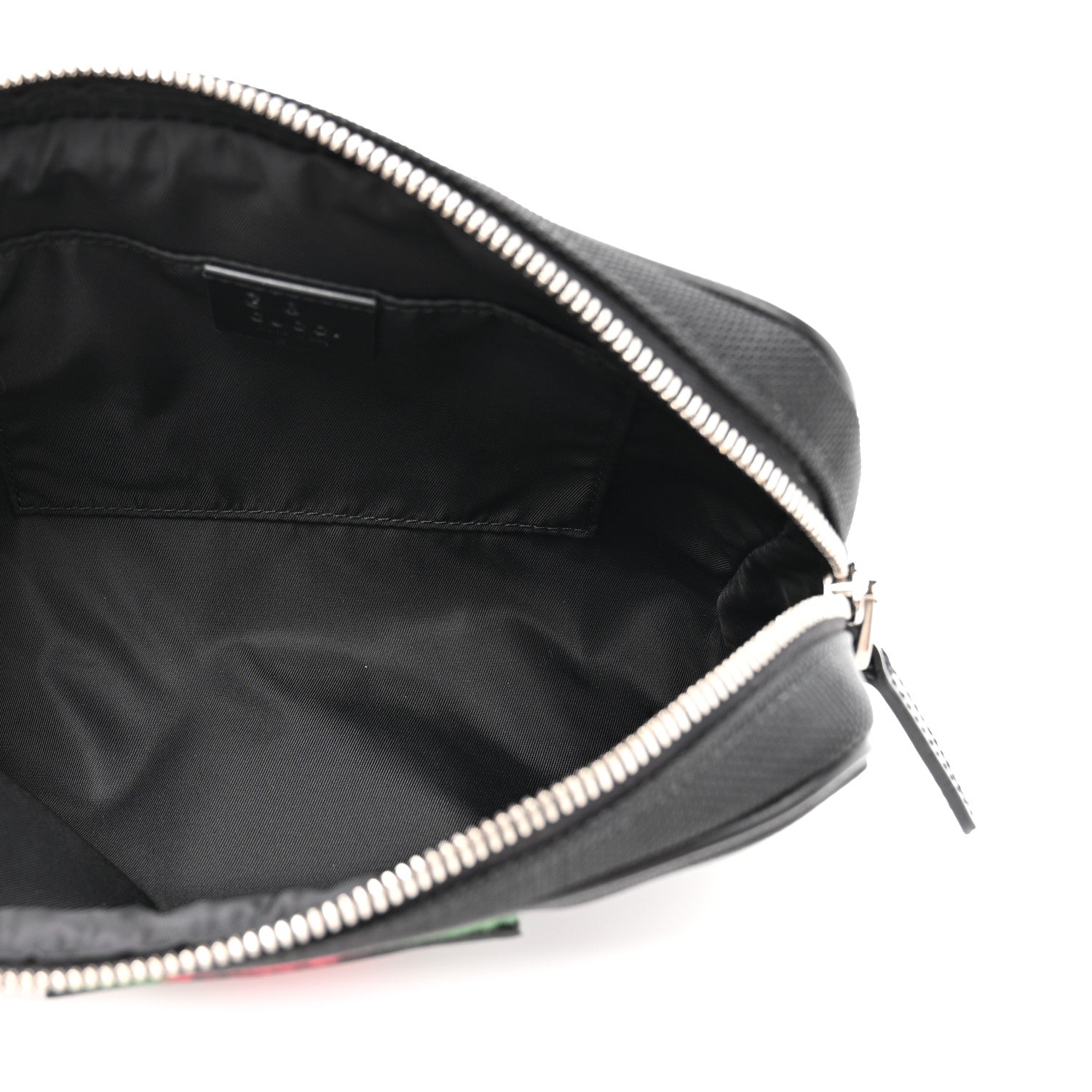 Gucci Canvas Web Slim Belt Bag Black