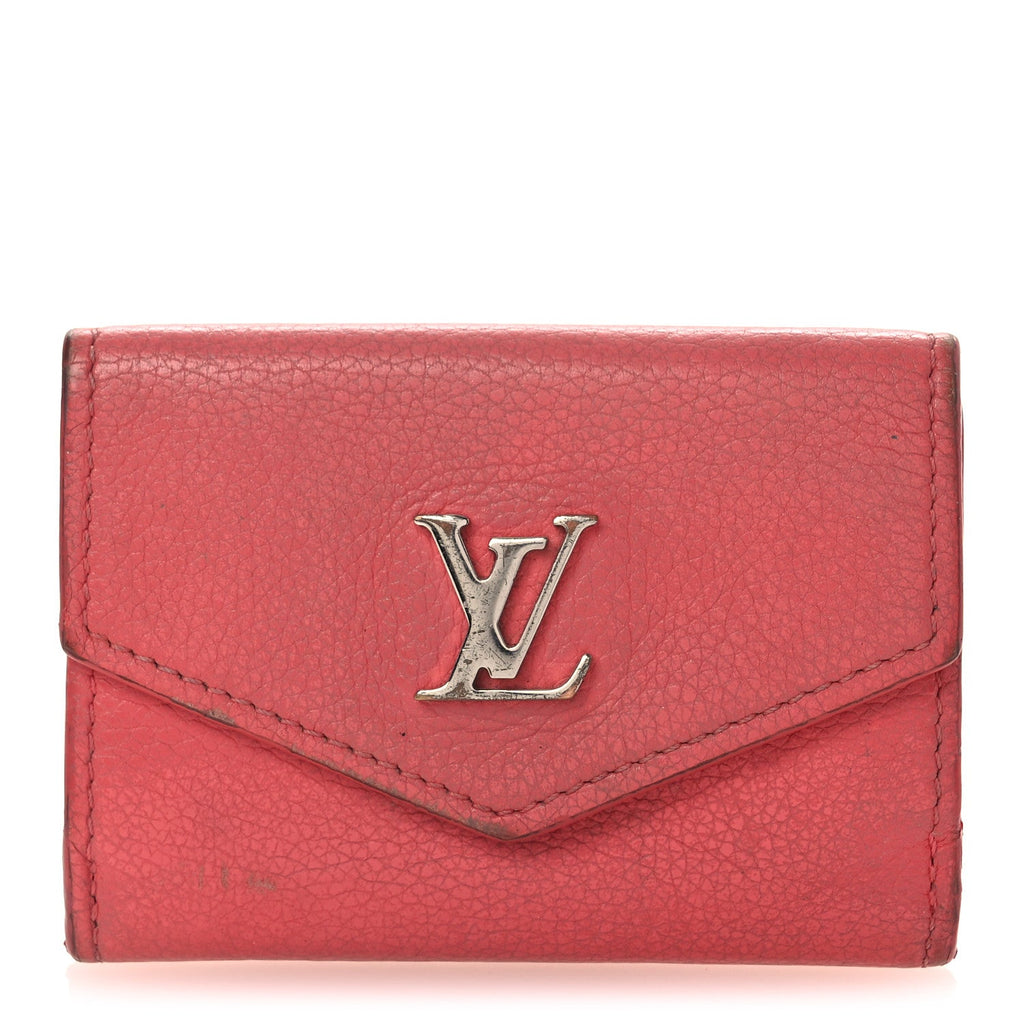 Louis Vuitton Calfskin Lockmini Wallet Hot Pink