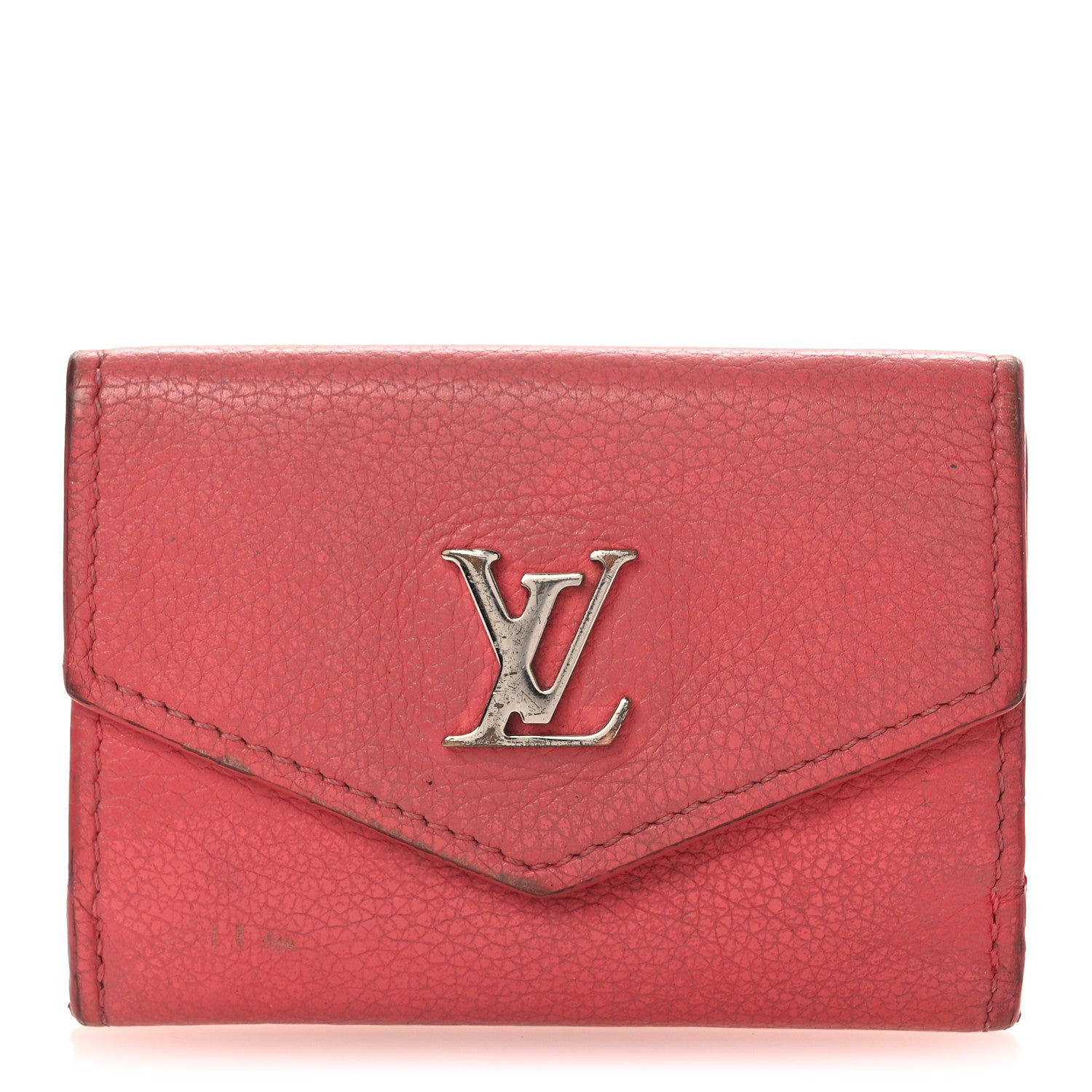 Louis Vuitton Calfskin Lockmini Wallet Hot Pink