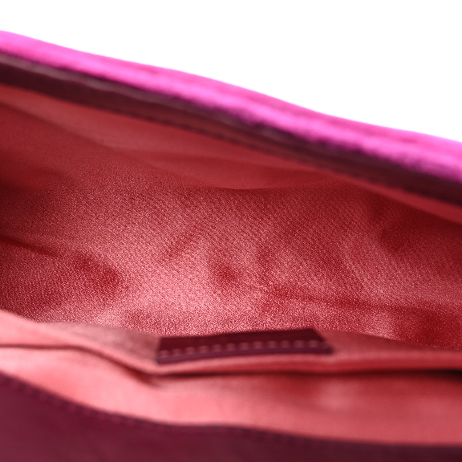 Gucci Velvet Matelasse Mini GG Marmont Shoulder Bag Fuchsia Violet Cyclamen