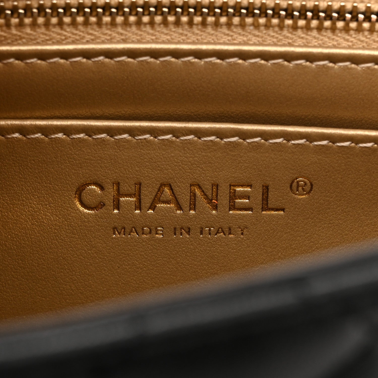 Chanel Lambskin Quilted Enamel Mini Pearl Crush Flap Black