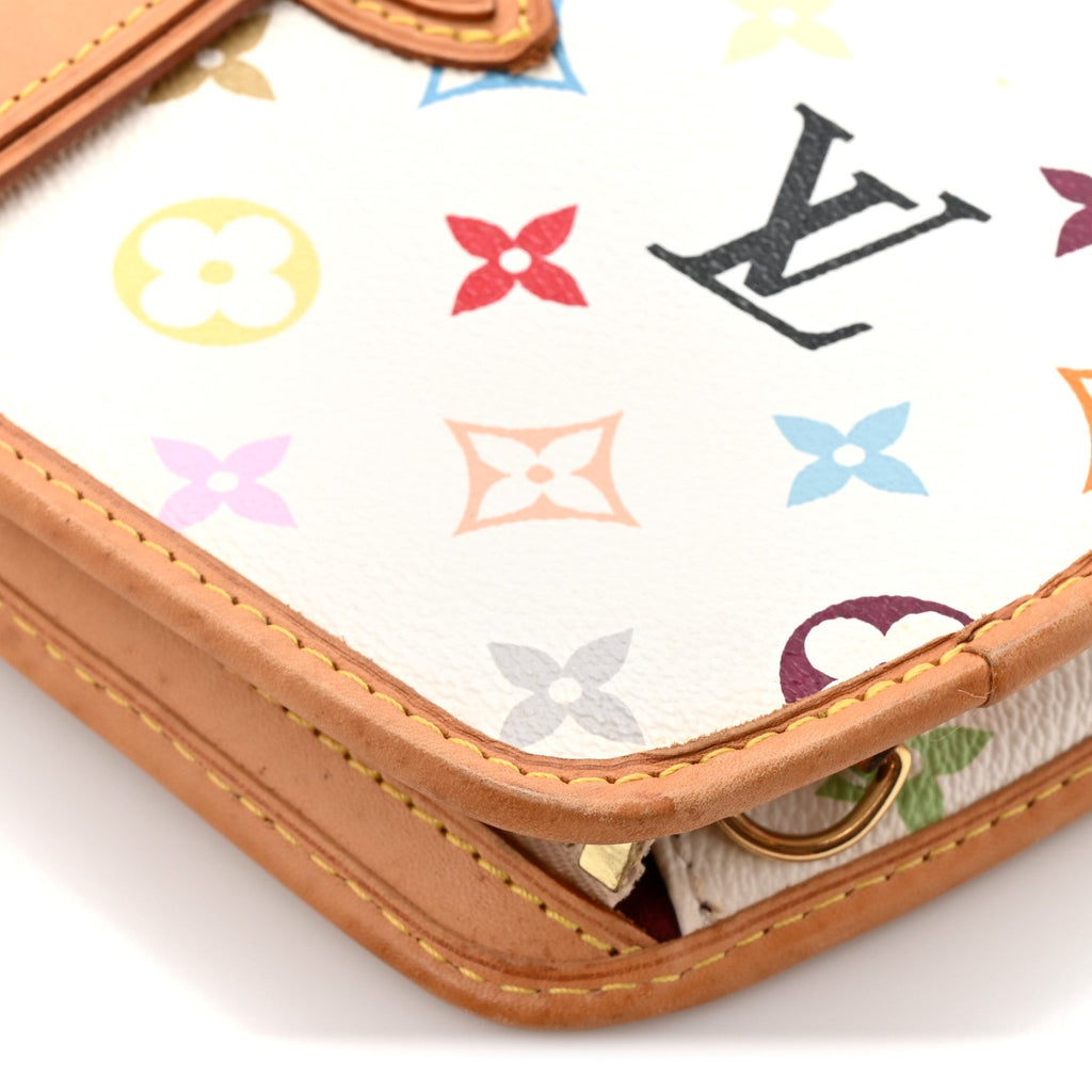 Louis Vuitton Monogram Multicolor Shirley White