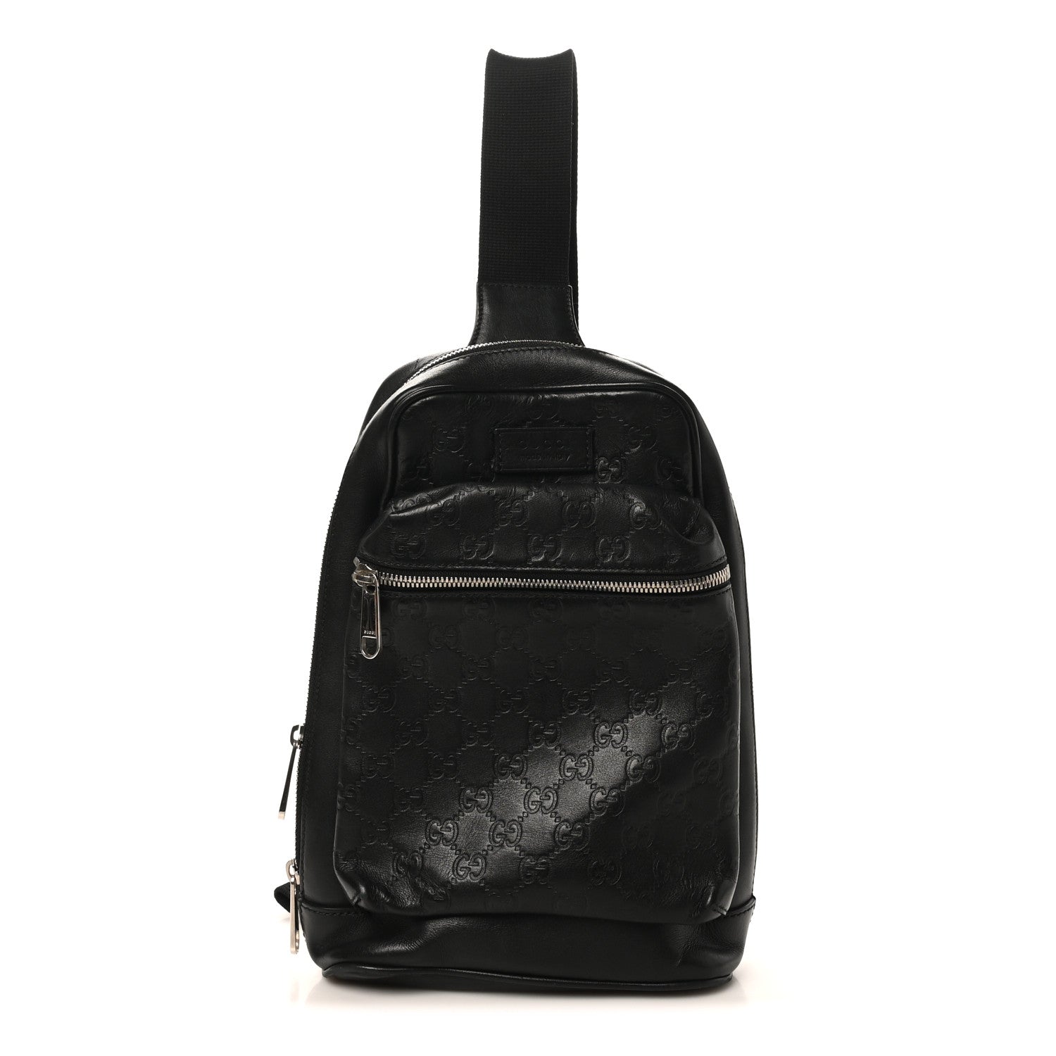 Gucci Guccissima Sling Backpack Black