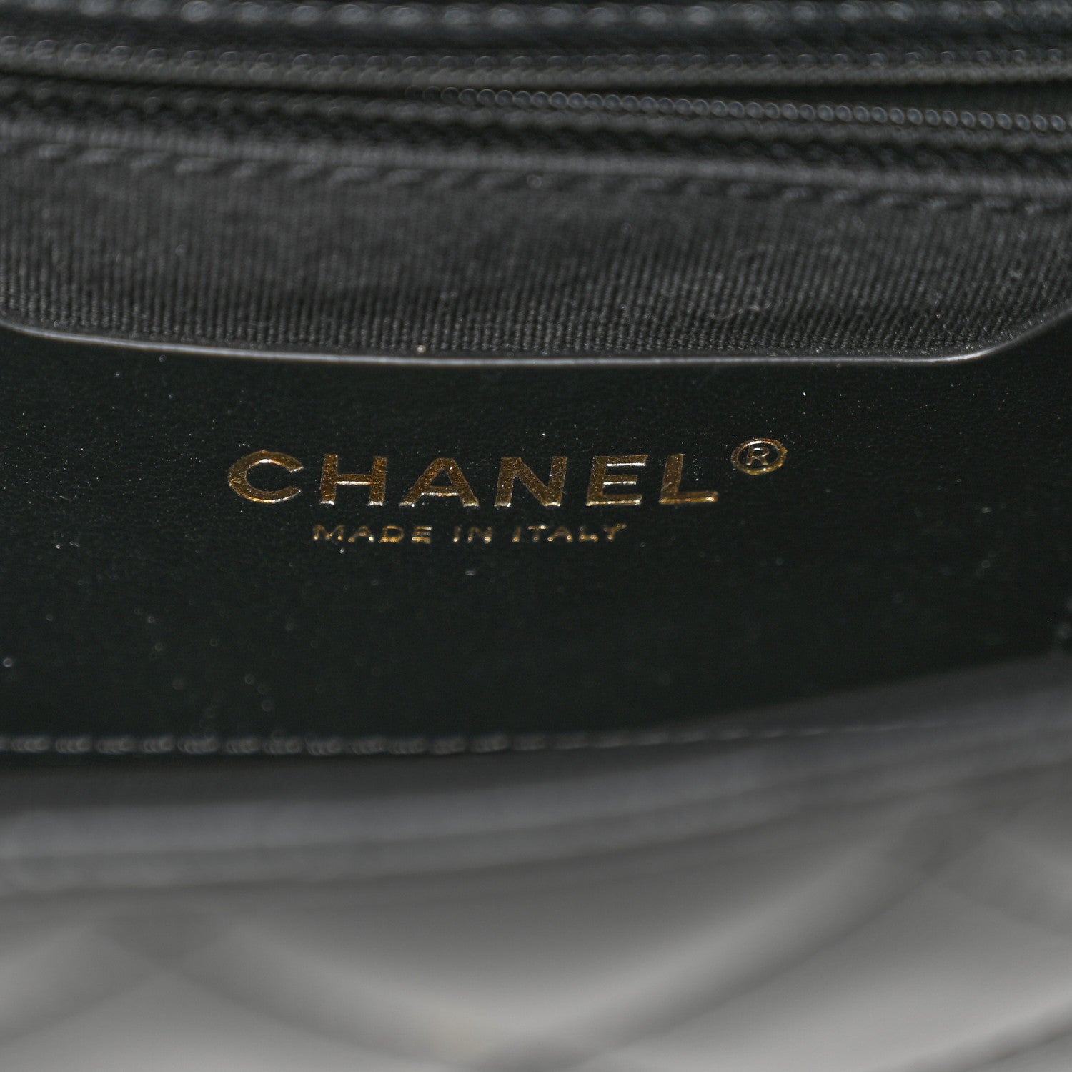 Chanel Lambskin Patent Calfskin Quilted Small Flap Bag Black